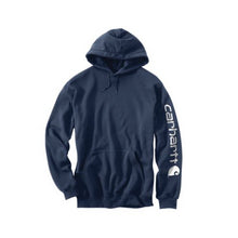 Load image into Gallery viewer, Clearance - Carhartt Loose Fit Midweight Logo Sleeve Graphic Hoodie
