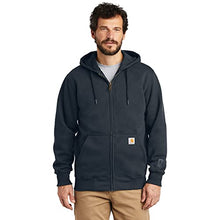 Load image into Gallery viewer, Rain Defender Loose Fit Heavyweight Full Zip Sweater - Carhartt - Navy
