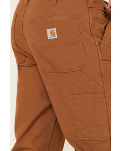 Mens Relaxed Fit Canvas Utility Work Pants - Carhartt - Brown
