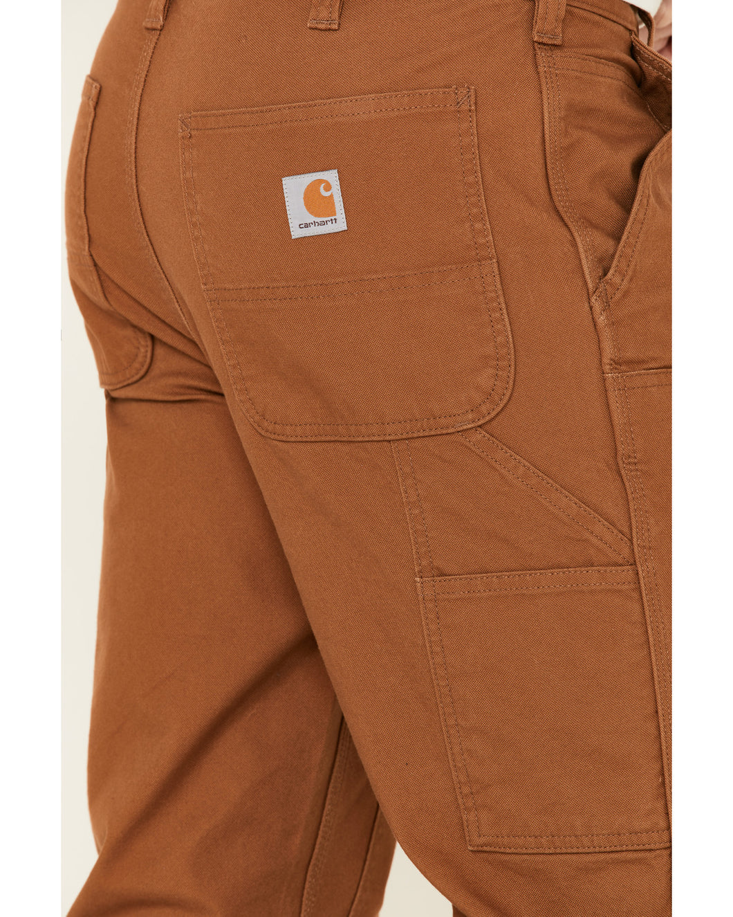 Mens Relaxed Fit Canvas Utility Work Pants - Carhartt - Brown