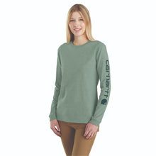 Load image into Gallery viewer, Womens Long Sleeve Loose Fit - Carhartt - Jade
