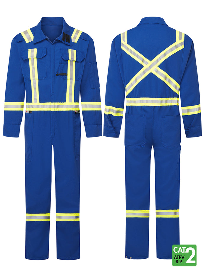 ANTISTATIC FR COVERALLS ROYAL BLUE