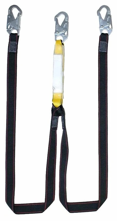 polyester dual leg lanyard