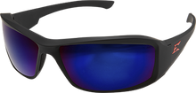 Load image into Gallery viewer, Safety Glasses - Edge Eyewear - Brazeau - Black Frame Blue Lens
