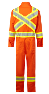 Bizflame 4" Coverall Orange Back