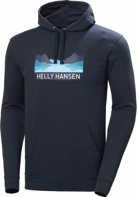 Mens Nord Hoodie - Helly Hanson - Black - Front