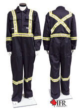 Load image into Gallery viewer, Fire Resistant 3108 Avenger Coveralls - IFR - Navy
