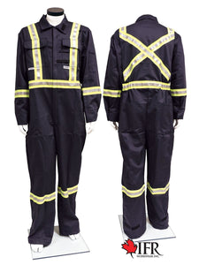 Fire Resistant 3108 Avenger Coveralls - IFR - Navy