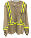 Striped Henley Shirt 660 - IFR - Khaki