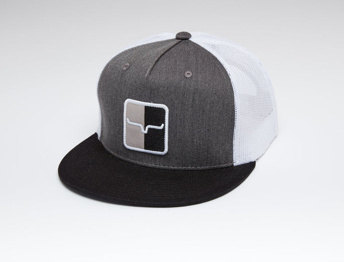 Mens Mirror Trucker Hat - Kimes - Grey