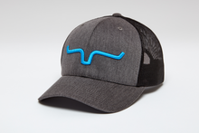 Load image into Gallery viewer, Mens Weekly Trucker Hat - Kimes - Grey and Teal
