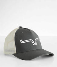 Load image into Gallery viewer, Mens Trucker Hat - Kines - Black and White
