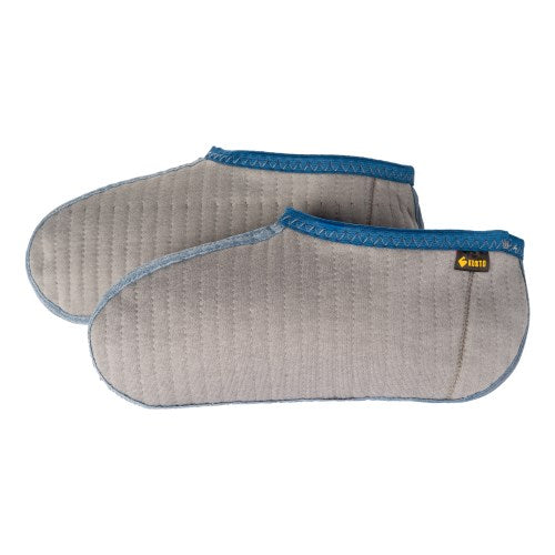 Boot Liners - Kosto Comfort - Grey and Blue Pair - side view
