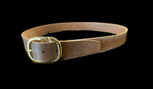 Load image into Gallery viewer, Mens Belt - Northlift - Brown and Gold
