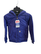 Load image into Gallery viewer, Carhartt Kids Canvas Insulated Hooded Active Jacket
