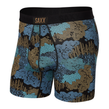 Load image into Gallery viewer, Mens Underwear - SAXX - blue/yellow pattern - front
