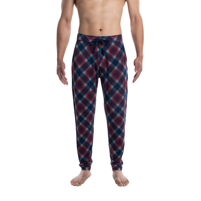 Mens Snooze Pants - SAXX - Olympia Flannel