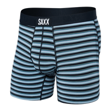 Load image into Gallery viewer, Mens Vibe Super Soft Boxer Brief - SAXX - Blue Stripped
