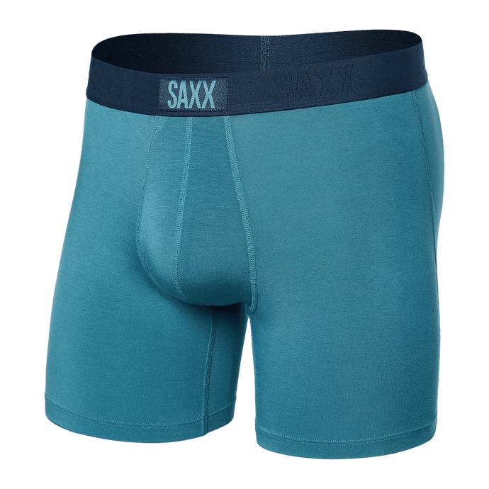 Mens Vibe Super Soft Boxer Brief - SAXX - Hydro Blue