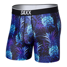 Load image into Gallery viewer, Mens Volt Breathable Mesh Boxer Brief - SAXX - Neo Pineapple
