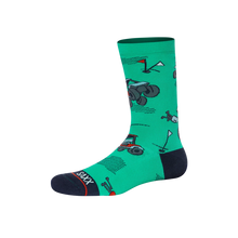 Load image into Gallery viewer, Mens Crew Socks - SAXX - Off Course Carts Green
