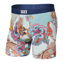 Load image into Gallery viewer, Mens Ultra Super Soft Boxer Brief - SAXX - flower pattern
