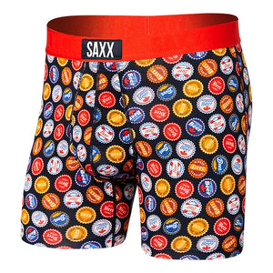Mens Ultra Super Soft Boxer Brief - SAXX - Beers of the world