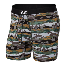 Load image into Gallery viewer, Mens Ultra Super Soft Boxer Brief - SAXX - Graphite Mura Camo
