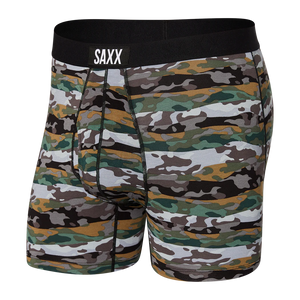 Mens Ultra Super Soft Boxer Brief - SAXX - Graphite Mura Camo