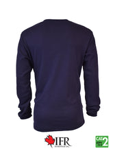 Load image into Gallery viewer, FR Henley Shirt - Navy - Back
