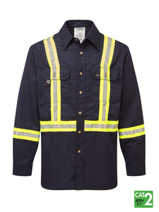 Ultrasoft 7 Oz Deluxe Striped Work Shirt - 650