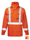 Orange Hi Vis Shell Jacket Front