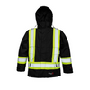 Viking Journeyman Rain Jacket - Hi Vis Reflectors - Black - Front