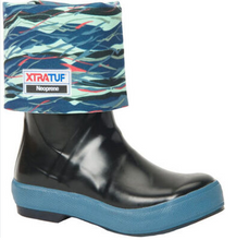 Load image into Gallery viewer, Womens Rubber Boot - Xtratuf - Legacy Beach Glass - Rolled Down Boot
