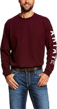 Load image into Gallery viewer, Mens Fire Resistant Roughneck Workshirt - Ariat - Logo - Malbec
