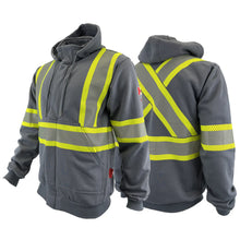 Load image into Gallery viewer, Mens Fire Resistant Hoodie Hi Vis - Atlas - Grey
