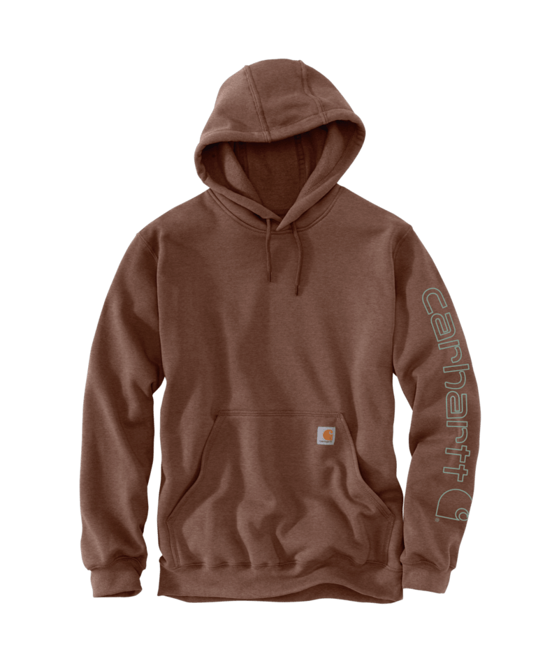 Carhartt Men s Midweight Logo Sleeve Pullover Hoodie