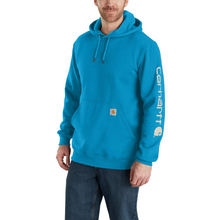 Load image into Gallery viewer, Mens Hoodie Loose Fit - Carhartt - Logo - Atomic Blue

