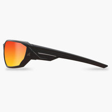 Load image into Gallery viewer, Safety Glasses - Edge Eyewear - Dawson - Orange Lens Black Frames - Side
