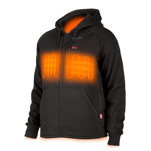 Milwawkee M12 Heated Black Hoodie - 306B