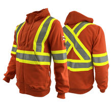 Load image into Gallery viewer, Mens Fire Resistant Hoodie Hi Vis - Atlas - Orange
