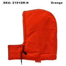 Load image into Gallery viewer, Fire Resistant Parka Hood - Orange - Side

