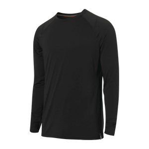 Mens Roast Master Long Sleeve Crew - SAXX - Black