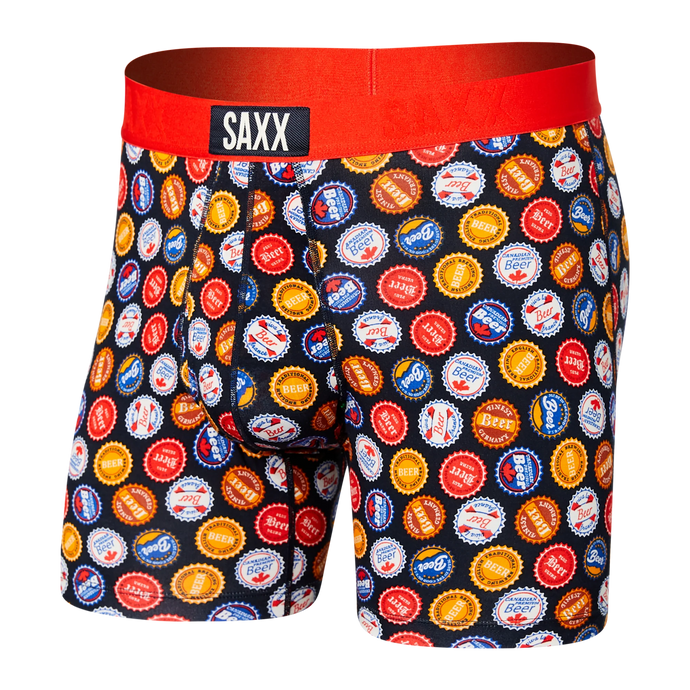 Mens Ultra Super Soft Boxer Brief - SAXX - Beers of the world