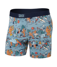 Load image into Gallery viewer, Fresh Tracks Desert Blue FRT | Boxer Brief | Vibe Supersoft | SAXX
