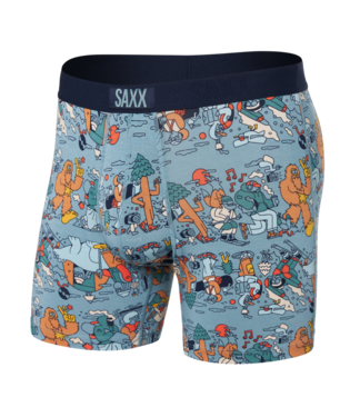 Fresh Tracks Desert Blue FRT | Boxer Brief | Vibe Supersoft | SAXX