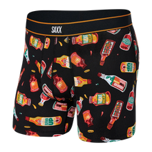 Load image into Gallery viewer, Mens Daytripper Boxer Brief - SAXX - Hot Ones Black - Front
