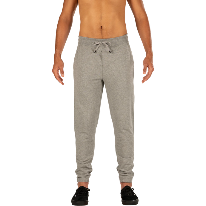 Mens Down Time Pants - SAXX - Sweat Pants - Grey