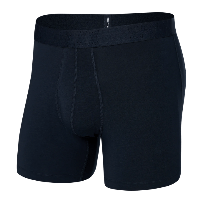 Mens Drop Temp Boxer Brief - SAXX - Dark Ink - Front