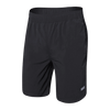 Go Coastal 2 in 1 Volleyball Shorts - SAXX - 7 inch inseam - Black - Front